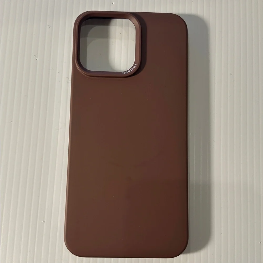 Nudient iPhone 16 Pro Max Thin Case in brown